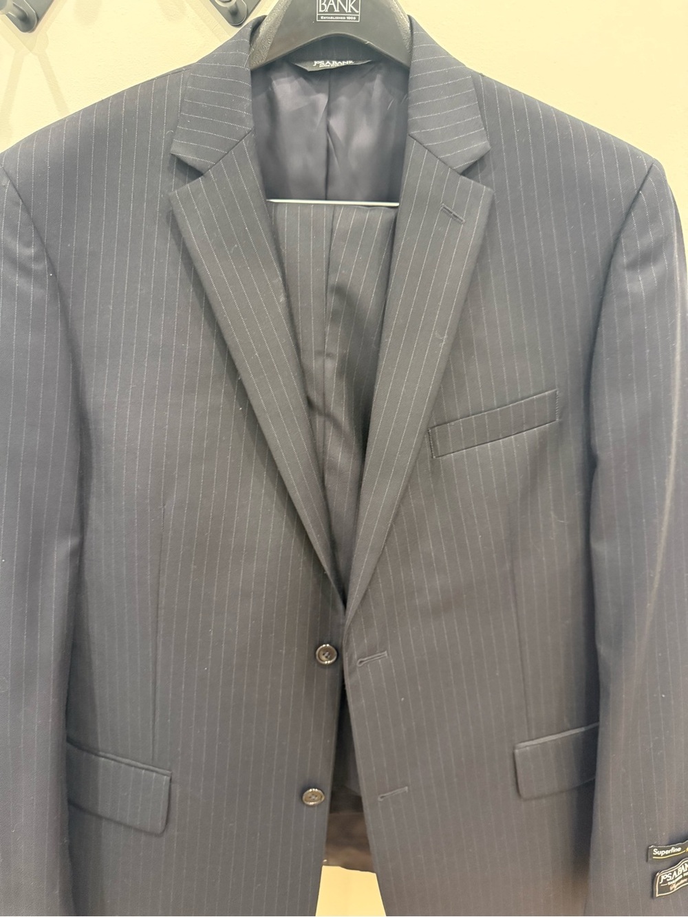 Jos. A. Bank Pinstripe Two-Button Suit
